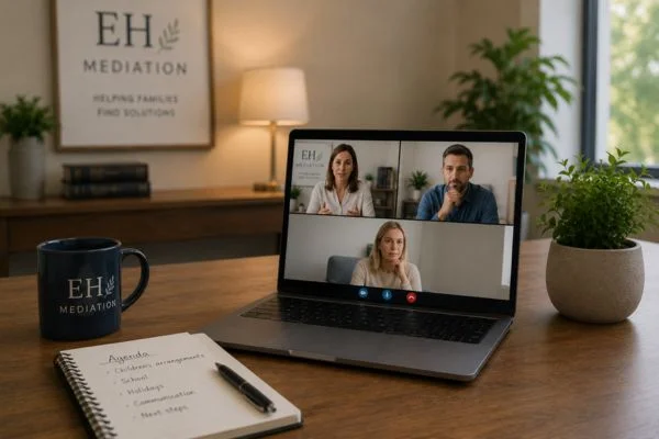 child access mediation Droitwich online meeting.